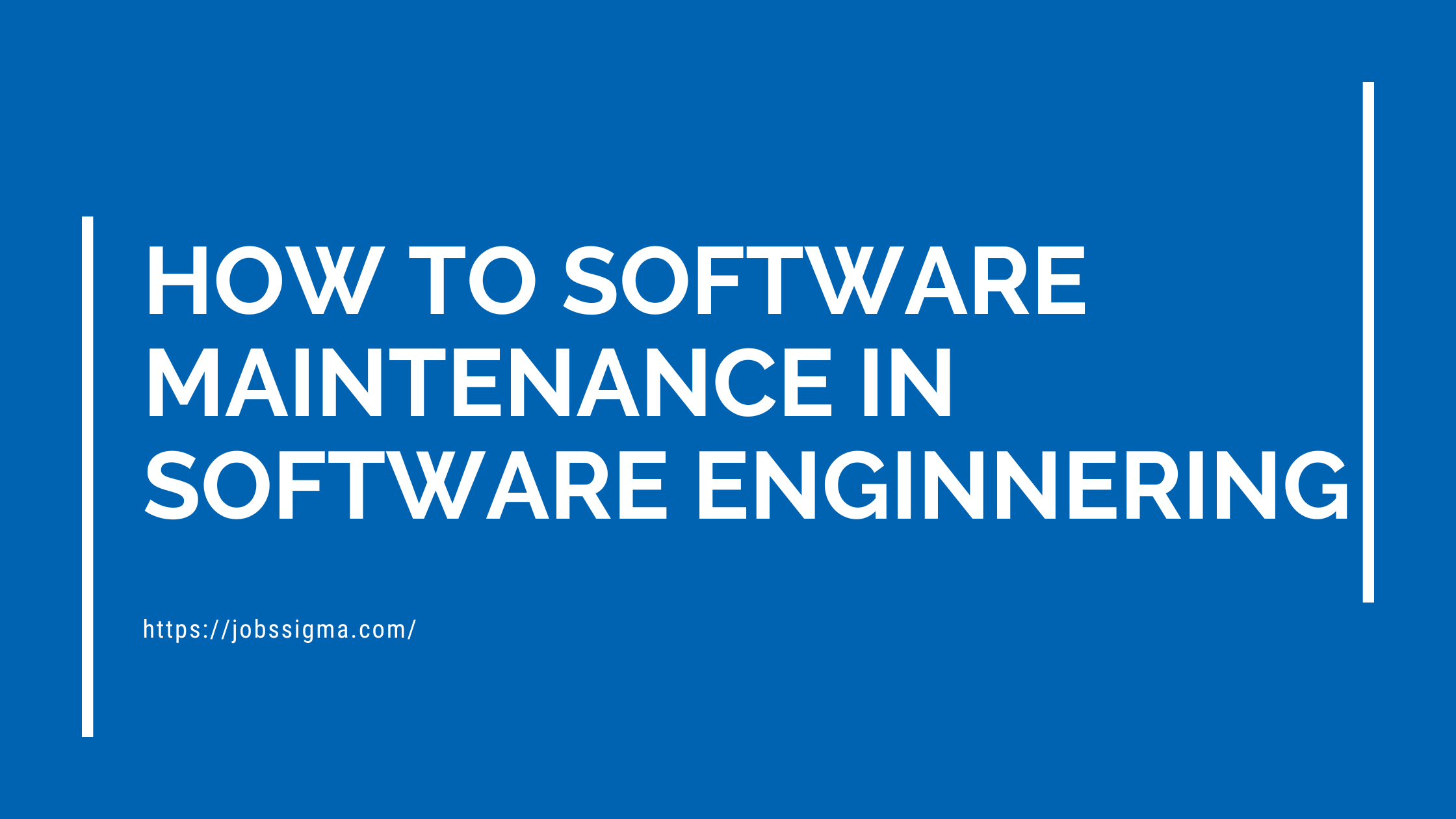 How to Software Maintenance in Software Enginnering