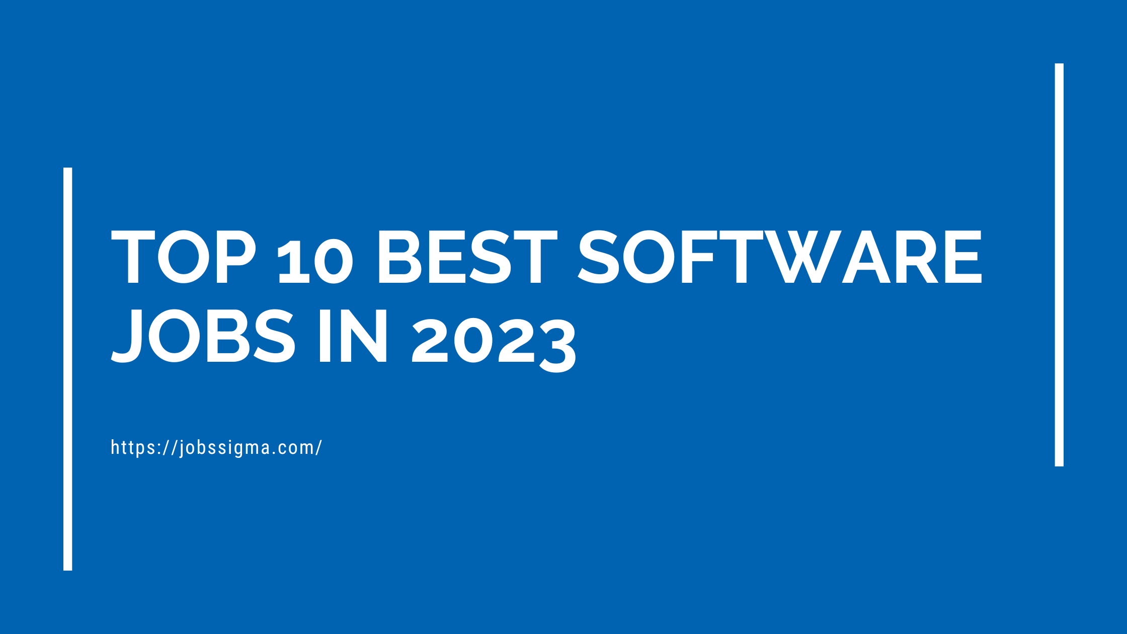 Top 10 best Software Jobs in 2023